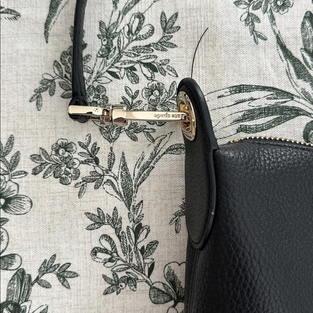 Kate Spade Black Pebbled Leather Shoulder Bag/crossbody bag. NWOT, never used. - Picture 3 of 4